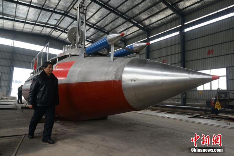 Illustration for article titled Homebuilt Submarine Ready for Dive